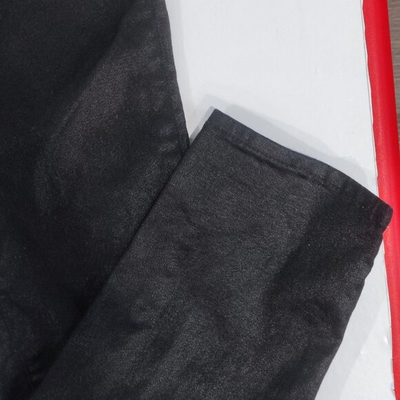 Lucky Brand Charlie jeans super skinny black glossy women's size 8 / 29 - Picture 11 of 15